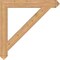 Ekena Millwork Traditional Arts & Crafts Smooth Bracket, Western Red Cedar, 5 1/2"W x 46"D x 46"H BKT06X46X46TRA03SWR - alternate 3